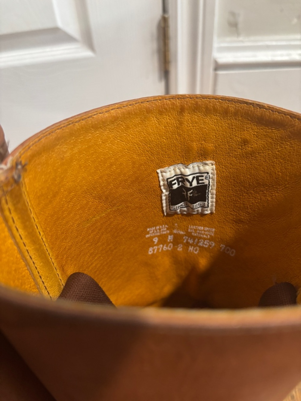 Vintage brown Frye campus boots - Picture 4 of 4